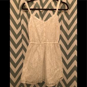 White Abercrombie and Fitch Lace Dress